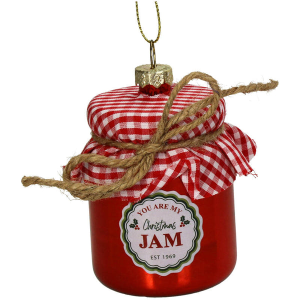 KERSTEN Ornament Christmas Jam Glass Red