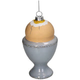 KERSTEN Ornament Egg Cup Glass Blue
