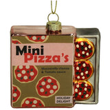 KERSTEN Ornament Pizza Bites Glass Multi