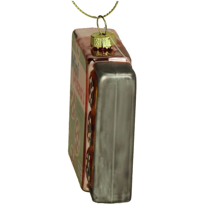 KERSTEN Ornament Pizza Bites Glass Multi