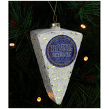 KERSTEN Ornament Blue Cheese Glass White