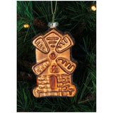 KERSTEN Ornament Speculaas Glass Brown