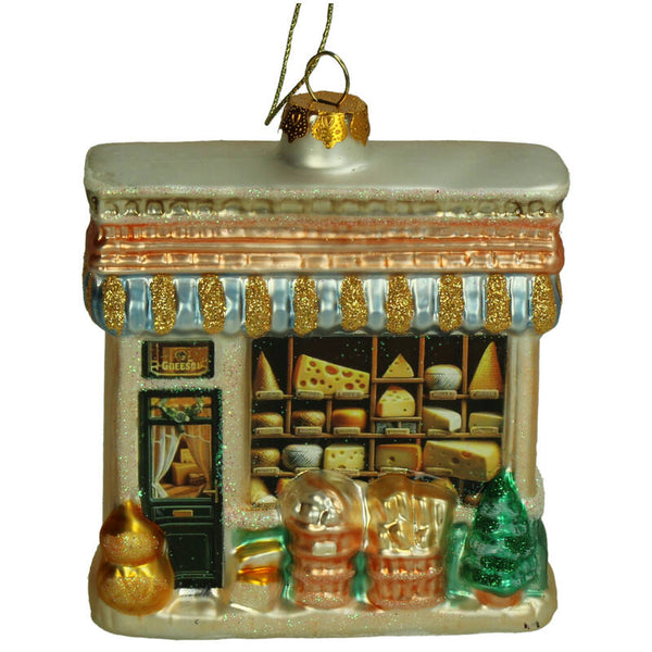 KERSTEN Ornament Cheese Shop Glass Multi