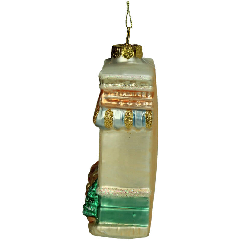 KERSTEN Ornament Cheese Shop Glass Multi