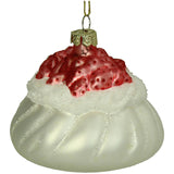 KERSTEN Ornament Strawberry Pavlova Glass Multi