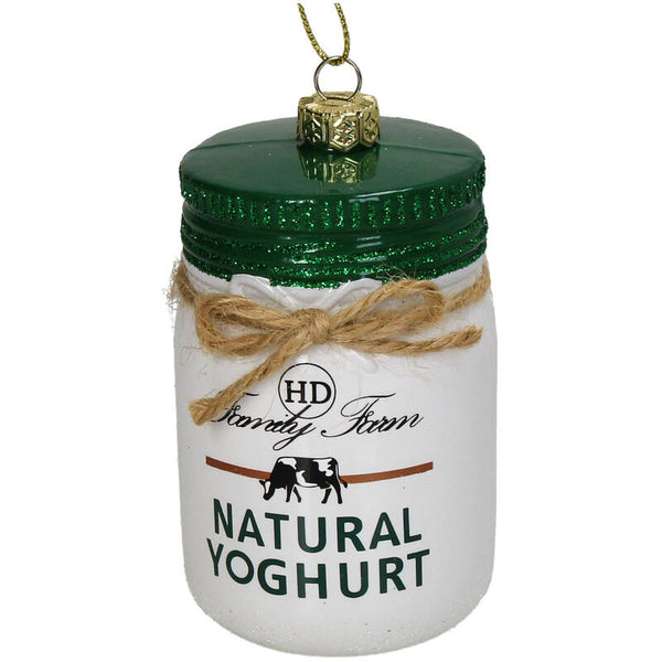 KERSTEN Ornament Natural Yoghurt Glass Multi