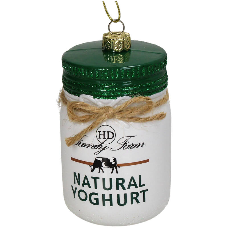 KERSTEN Ornament Natural Yoghurt Glass Multi