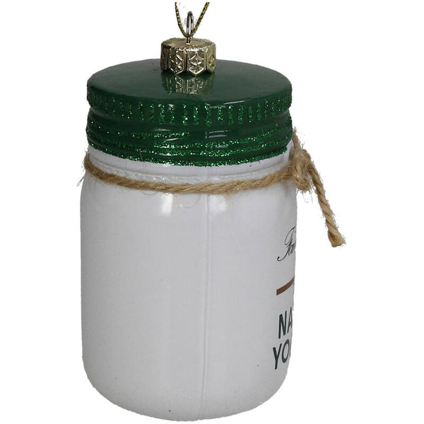 KERSTEN Ornament Natural Yoghurt Glass Multi