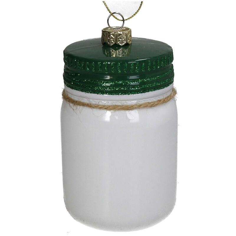 KERSTEN Ornament Natural Yoghurt Glass Multi