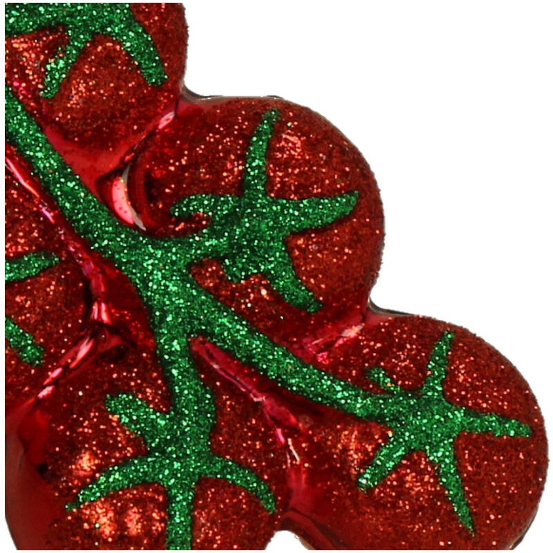 KERSTEN Ornament Cherry Tomatoes Glass Red