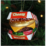 KERSTEN Ornament Cheesy Burger Glass Multi