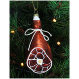 KERSTEN Ornament Dried Ham Glass Brown
