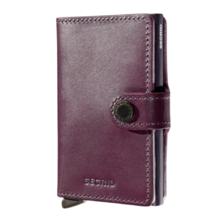 SECRID Premium Miniwallet Dusk Bordeaux