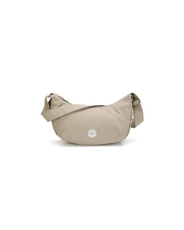 MEATBALL LOGO CROSS BAG_BEIGE