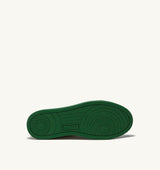 MEDALIST LOW BICOLOR SNEAKERS IN WHITE AND GREEN LEATHER (MAN)
