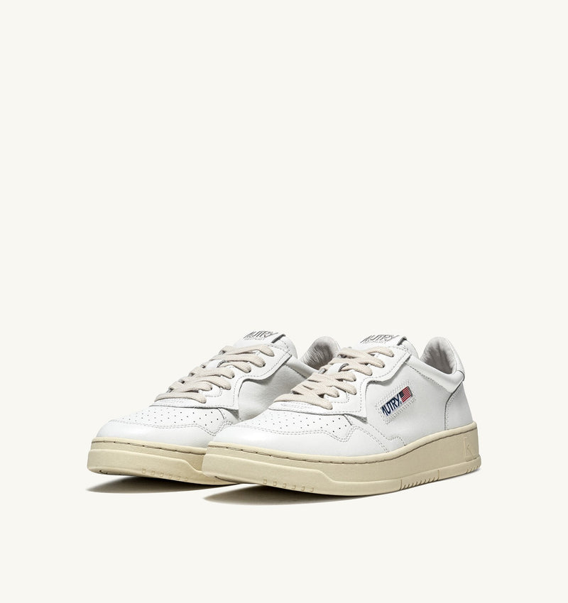 MEDALIST LOW SNEAKERS IN WHITE LEATHER (MAN)