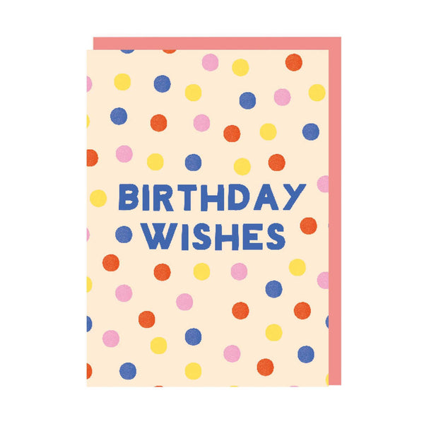 OOH DEER Polka Dot Birthday Card