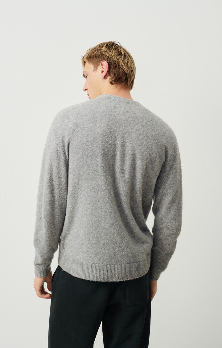  MEN'S CARDIGAN FALYDAY - GRIS CHINE