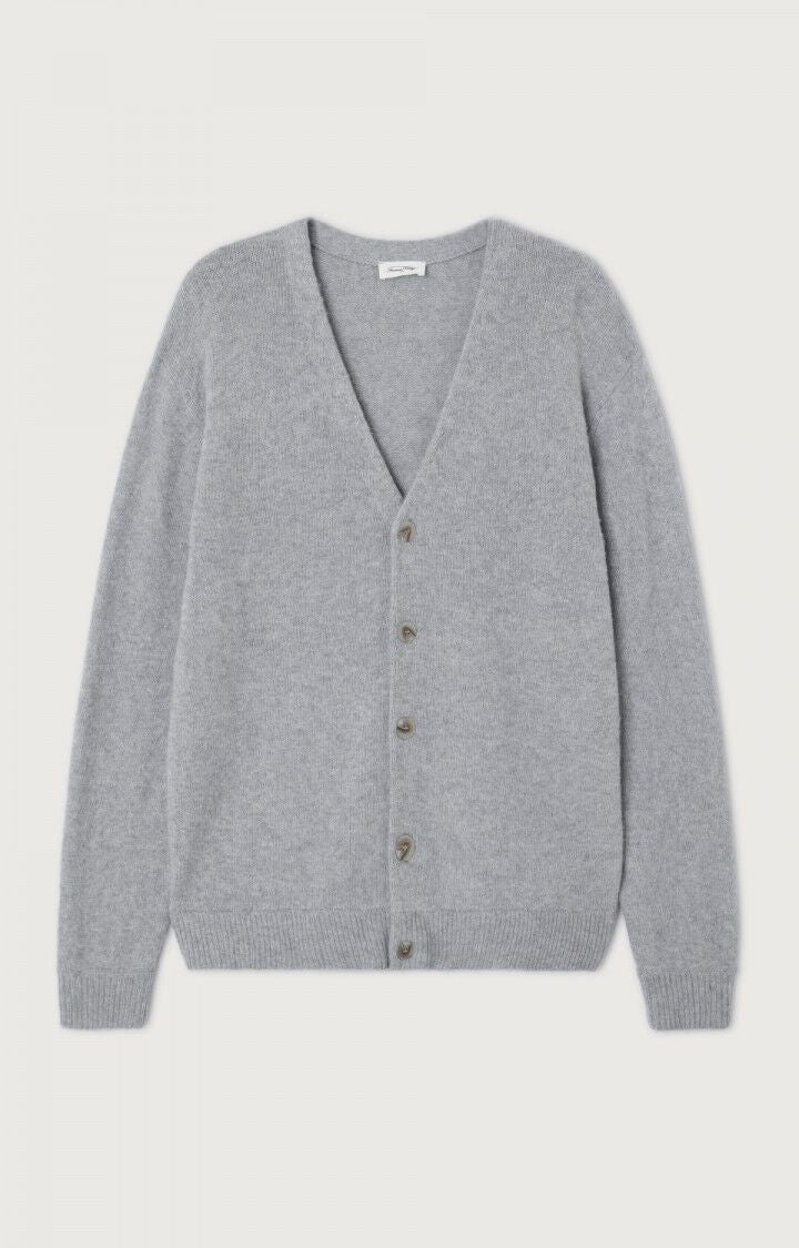  MEN'S CARDIGAN FALYDAY - GRIS CHINE