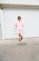 MEN'S SHIRT BAILOW - ROSE POUDRE