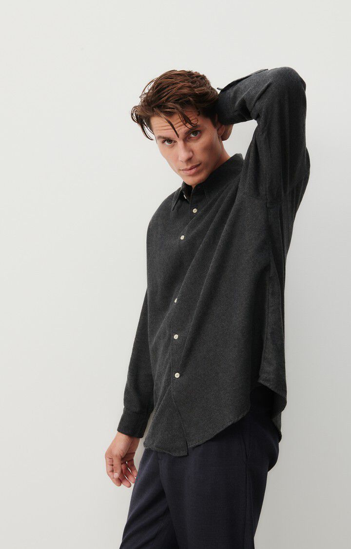  MEN'S SHIRT DAKOTA - ANTHRACITE CHINE
