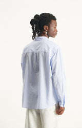 MEN'S SHIRT ELUABIRD LS - RAYURES BLEUES