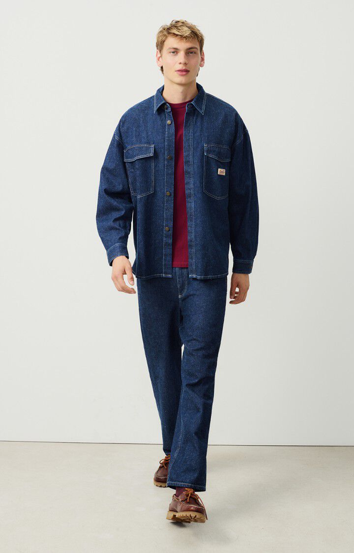  MEN'S SHIRT GLOBAY - MEDIUM BLUE