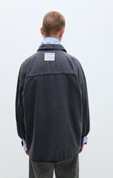 MEN'S SHIRT JAZY LS  - BLACK