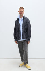 MEN'S SHIRT JAZY LS  - BLACK