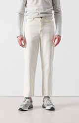 MEN'S STRAIGHT JEANS JOZASTREET - OFF WHITE