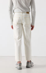 MEN'S STRAIGHT JEANS JOZASTREET - OFF WHITE