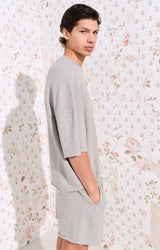 MEN'S SWEATSHIRT NYZZOW - HEATHER GREY GRISCH