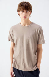 MEN'S T-SHIRT FAKOBAY - CAFE AU LAIT VIN