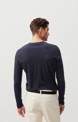 MEN'S T-SHIRT LS DECATUR - CAVIAR