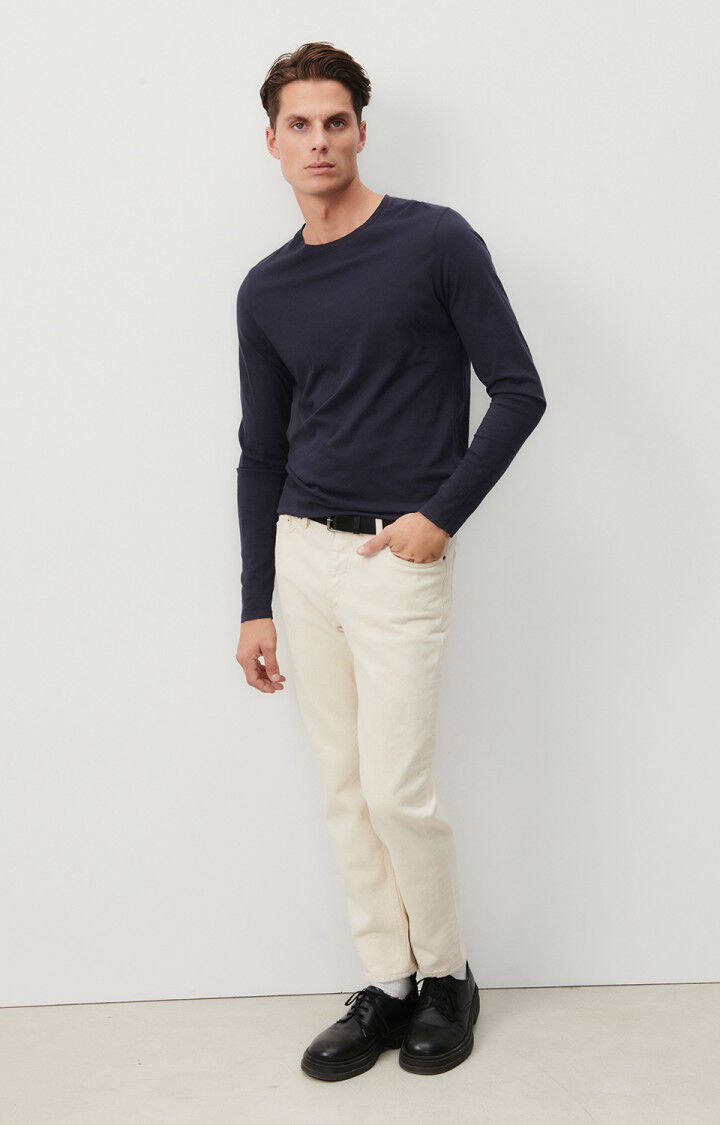 MEN'S T-SHIRT LS DECATUR - CAVIAR
