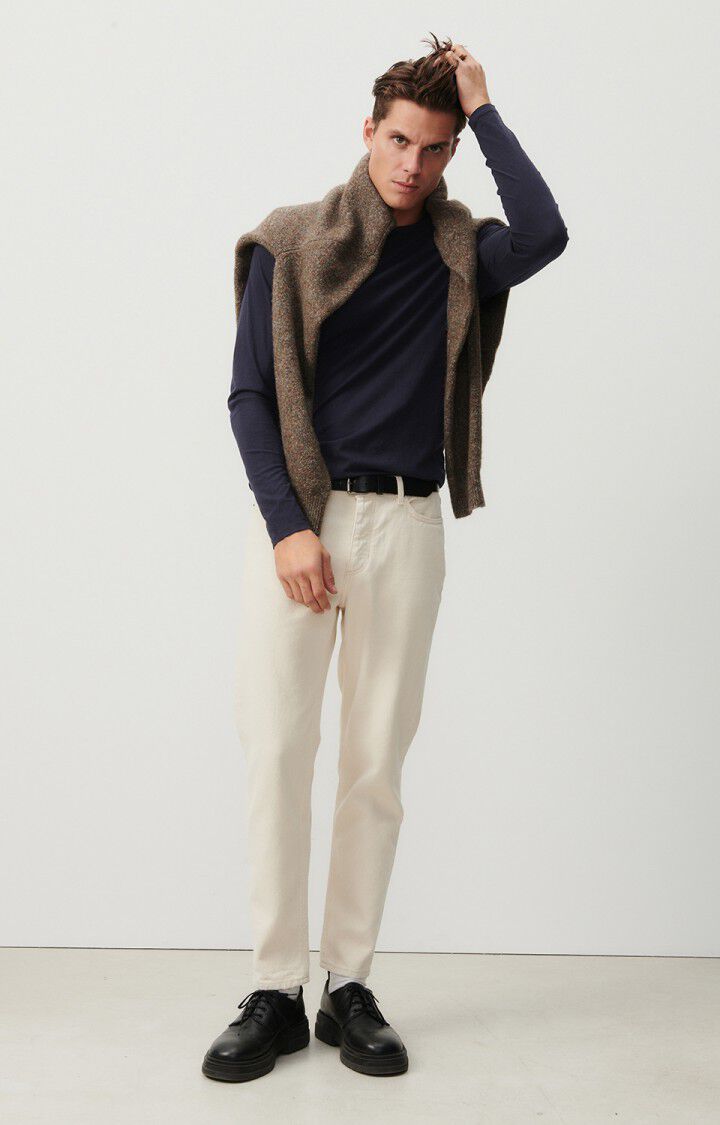 MEN'S T-SHIRT LS DECATUR - CAVIAR