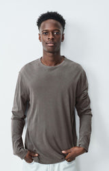 MEN'S T-SHIRT LS DEVON - ARDOISE VINTAGE