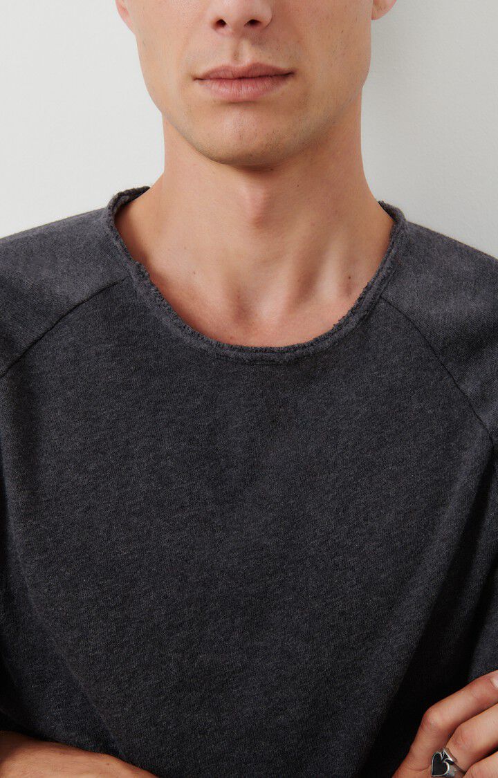 MEN'S T-SHIRT LS SONOMA - ANTHRACITE CHINE