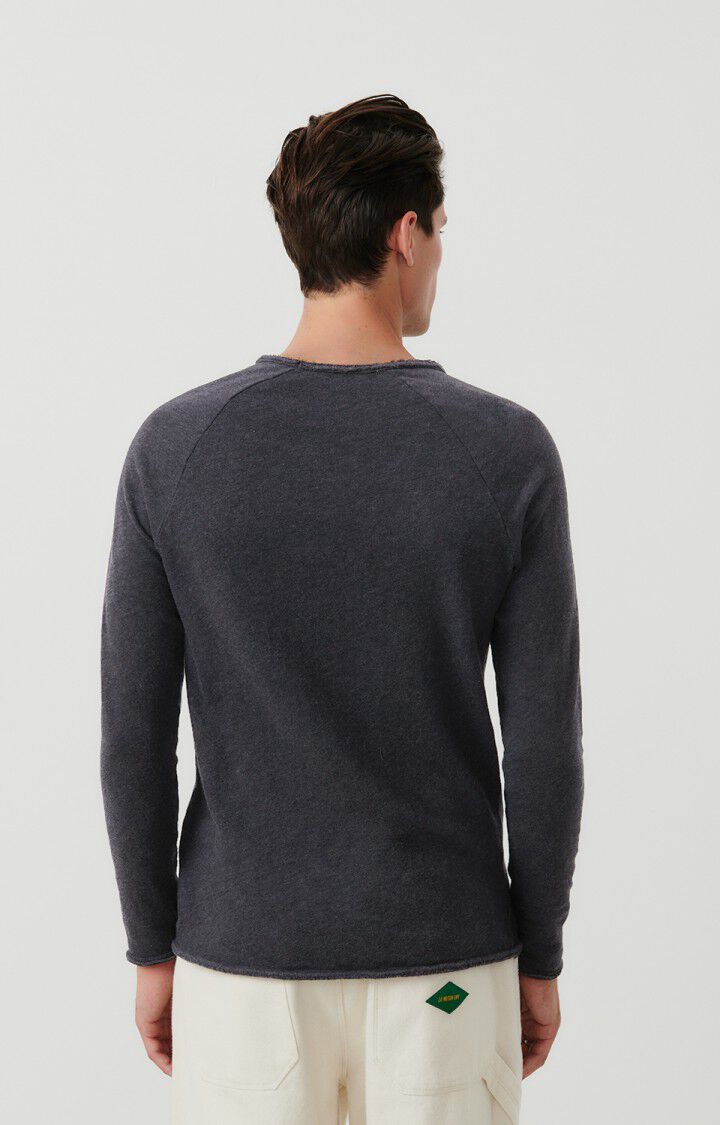 MEN'S T-SHIRT LS SONOMA - ANTHRACITE CHINE