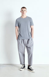 MEN'S T-SHIRT SS DEVON - BLEU GRIS VINTA