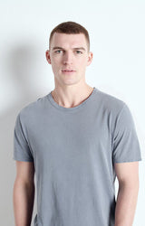 MEN'S T-SHIRT SS DEVON - BLEU GRIS VINTA