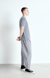 MEN'S T-SHIRT SS DEVON - BLEU GRIS VINTA