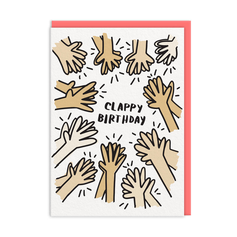 OOH DEER Clappy Birthday Card