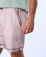 MILLY OTD SHORT WOVEN - PURPLE