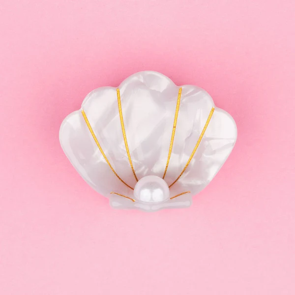 MINI SCALLOP HAIR CLIP