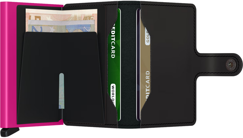 SECRID MINIWallet Matte Black Fuchsia