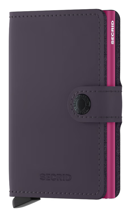 SECRID MINIWallet Matte  Dark Purple Fuchsia