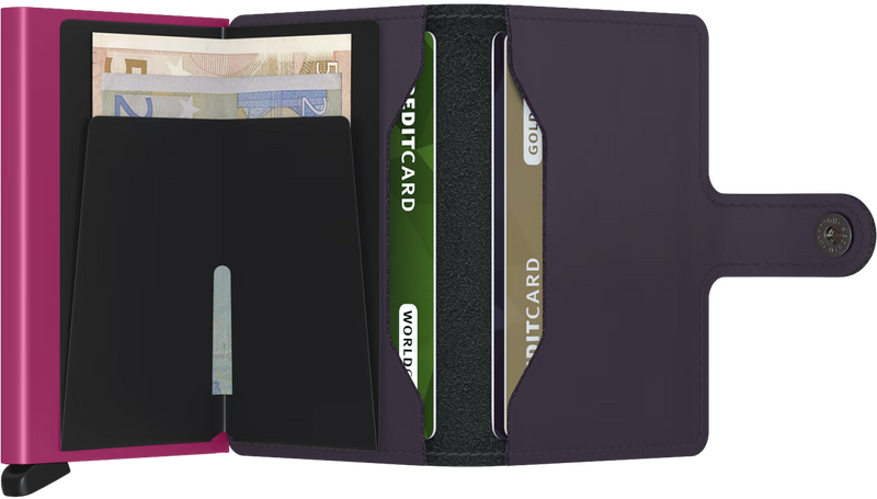 SECRID MINIWallet Matte  Dark Purple Fuchsia