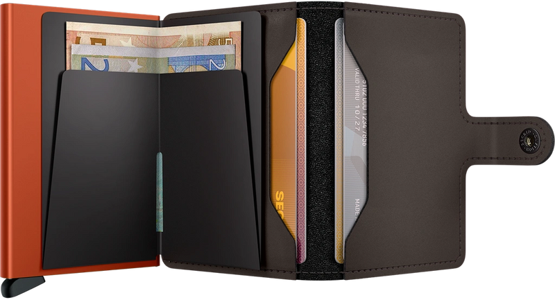 SECRID Miniwallet Matte Truffle Orange