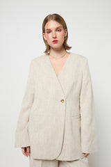 HaleyMD Blazer - Summer Sand Melange